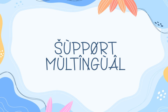 Party Morning Font PNG with transparent background - Preview 2