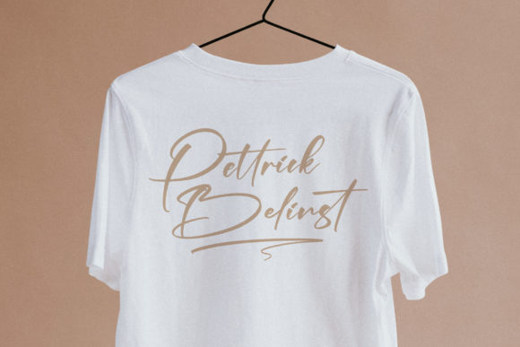 Pettrick Belinst Font PNG with transparent background - Preview 6