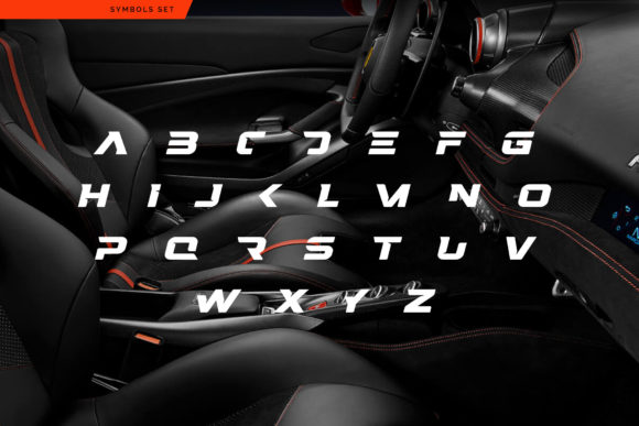 Rocket Font PNG with transparent background - Preview 2