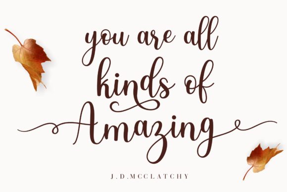 Samantha Calligraphy Font PNG with transparent background - Preview 1