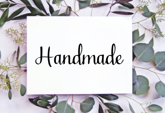 Simple Handlettering Font PNG with transparent background - Preview 2