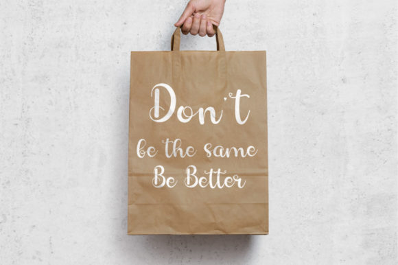 Be Better Font - Preview 3