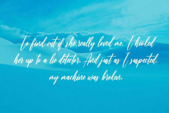 Beauty Snowy Script Font - Preview 1