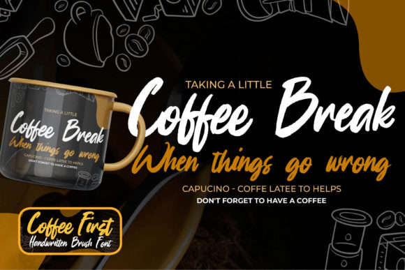 Coffee First Font - Preview 1