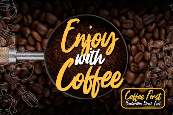 Coffee First Font - Preview 5
