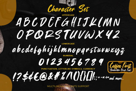 Coffee First Font - Preview 6