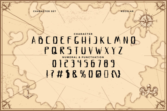 Crumpled Letter Font - Preview 3