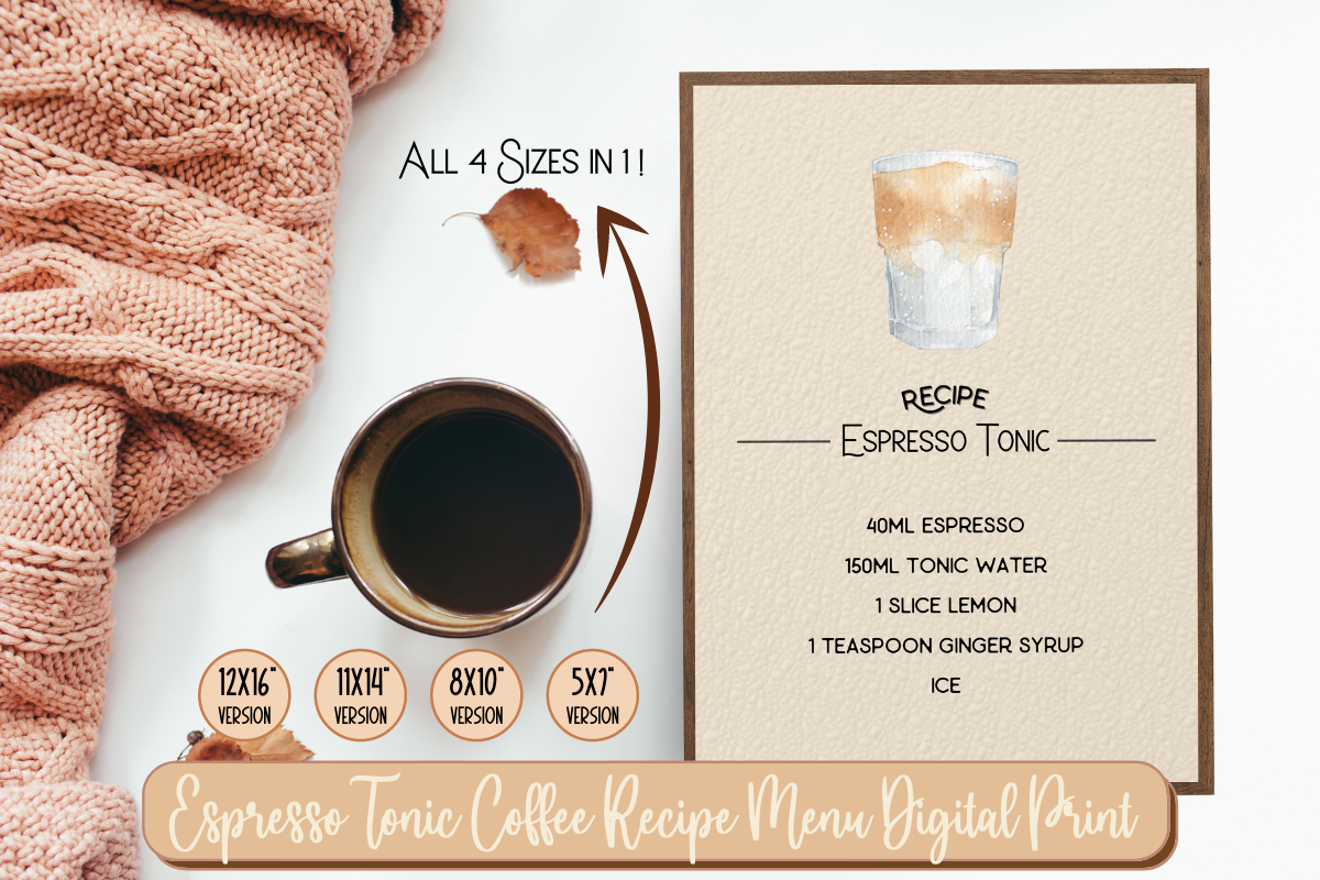 Espresso Tonic Coffee Recipe