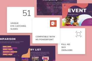 Event Graphics Powerpoint Event Management PowerPoint Template Graphic by Amber Graphics ...