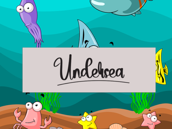 Fishing Font - Preview 1