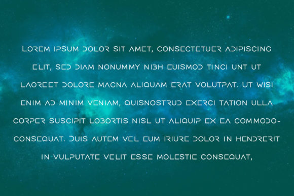 GALAXY Font - Preview 3
