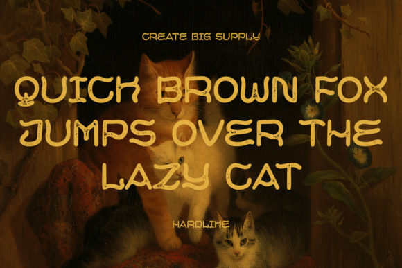Hardlike Font - Preview 2