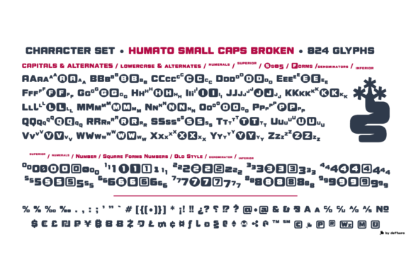 Humato Broken Font - Preview 1