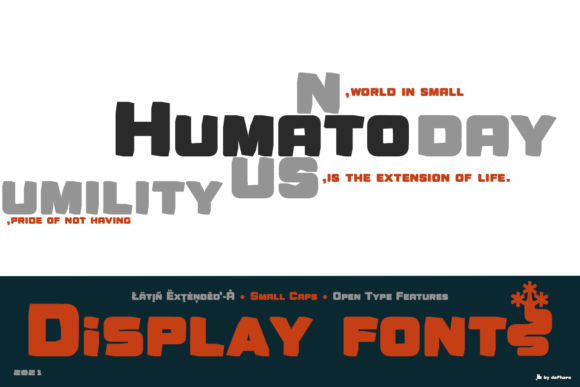 Humato Broken Font - Preview 2