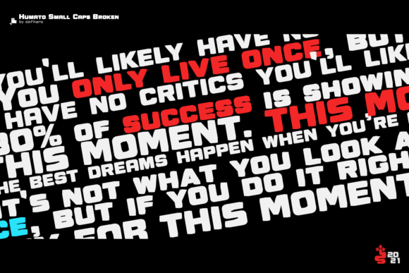 Humato Broken Font - Preview 3