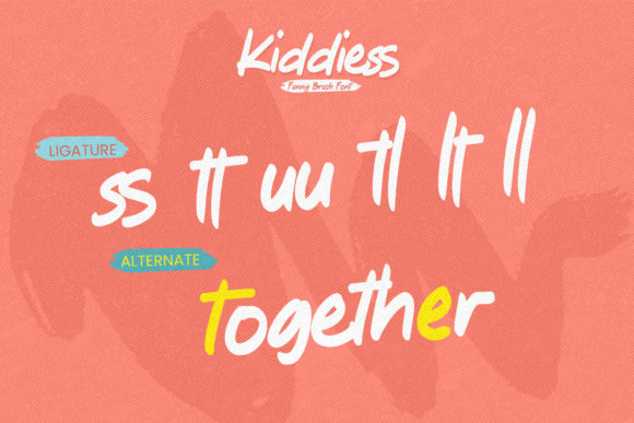 Kiddiess Font PNG with transparent background - Preview 6