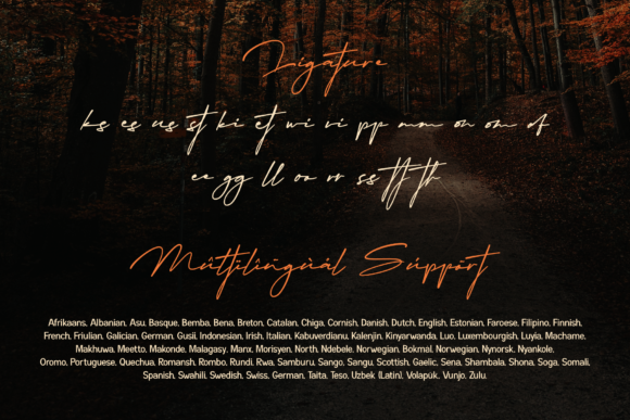 Migratory Font PNG with transparent background - Preview 2