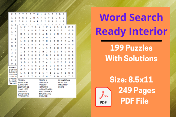 Word Search Kids Activity Book