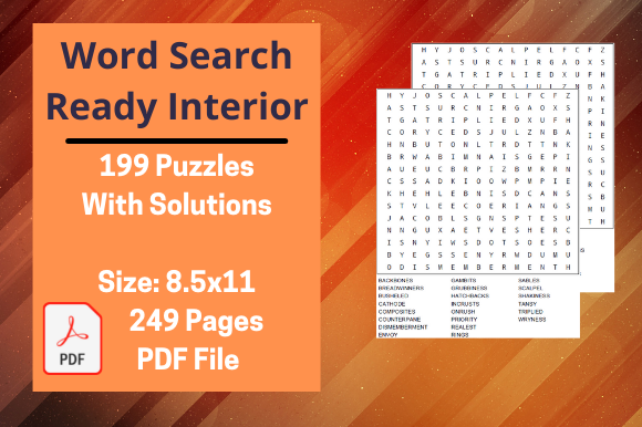 Word Search Kids Activity Book