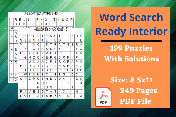 Word Search Kids Activity Book