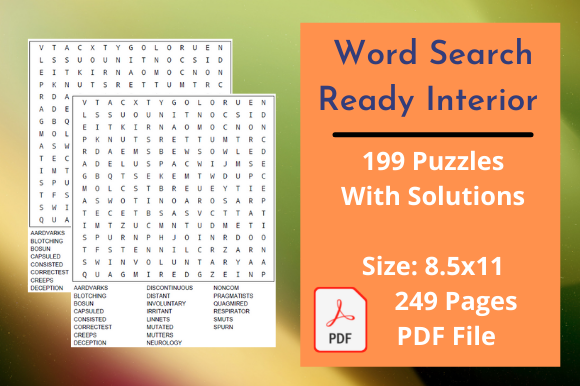 Word Search Kids Activity Book
