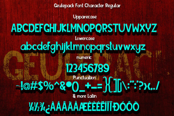 Geulepack Font - Preview 1