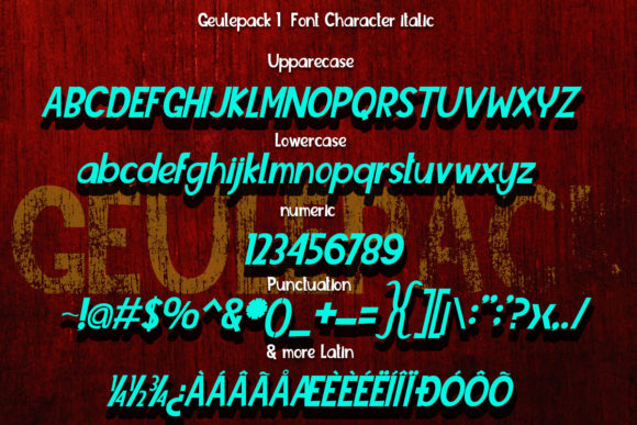 Geulepack Font - Preview 2
