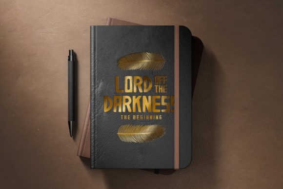 Inkstamp Font PNG with transparent background - Preview 5