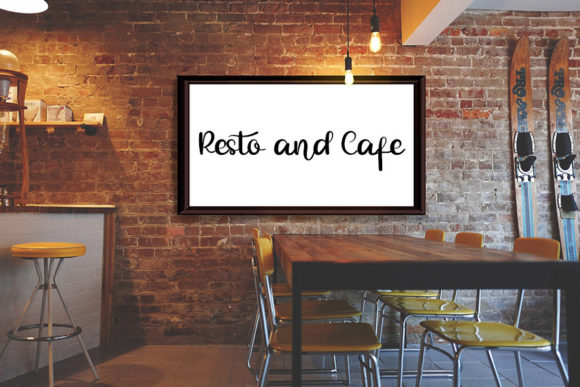 Kitchen Counter Font PNG with transparent background - Preview 1