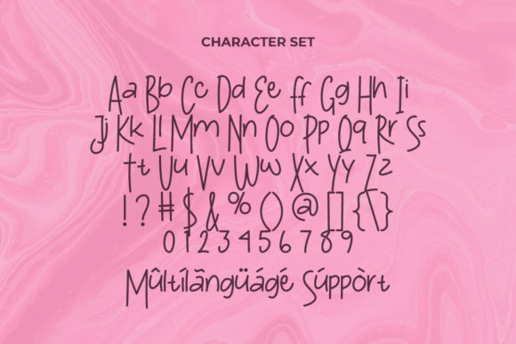 Lollipop Jar Font PNG with transparent background - Preview 2