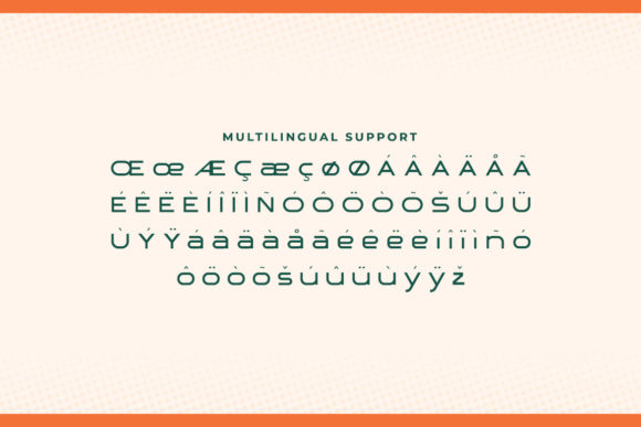 Modeon Font font preview - 6