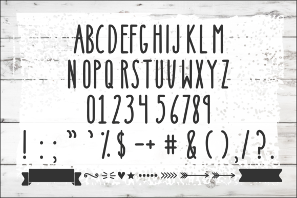 Old Oak Tree Font PNG with transparent background - Preview 4