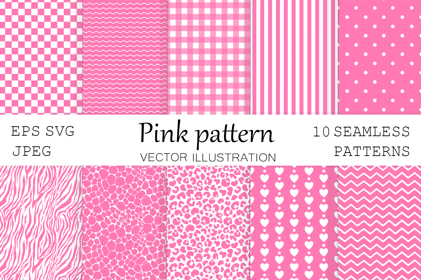 Pink Graphics Patterns Pink Pattern. Pink Abstract Pattern Graphic by shishkovaiv · Creative ...