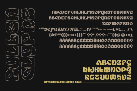 Rullen Font PNG with transparent background - Preview 6