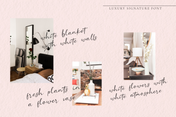 Saintine Font font preview - 1
