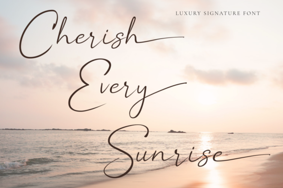 Saintine Font font preview - 3