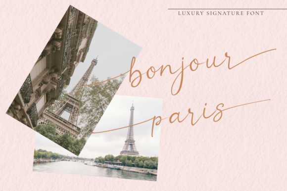 Saintine Font font preview - 4