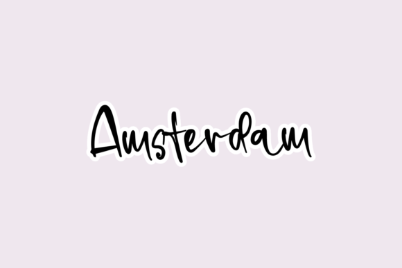 Afterglow Font - Preview 1