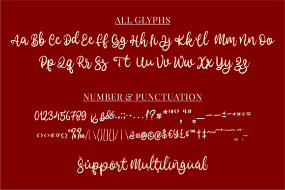 Amora Wintergate Font - Preview 2