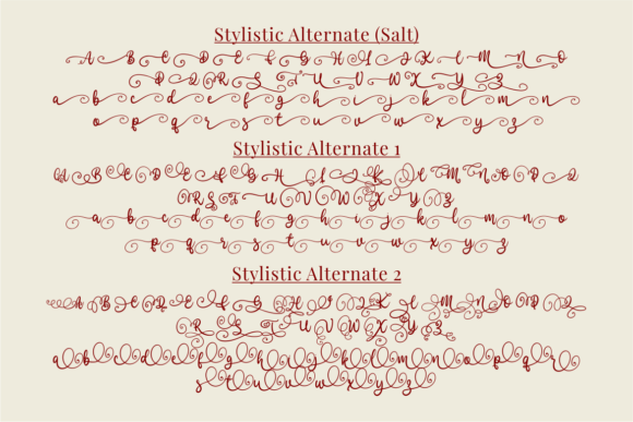 Amora Wintergate Font - Preview 3
