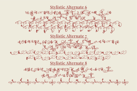 Amora Wintergate Font - Preview 5