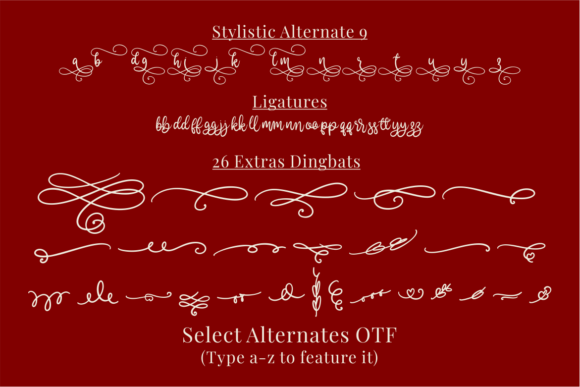 Amora Wintergate Font - Preview 6