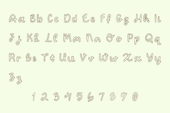 Baloonn Font PNG with transparent background - Preview 2