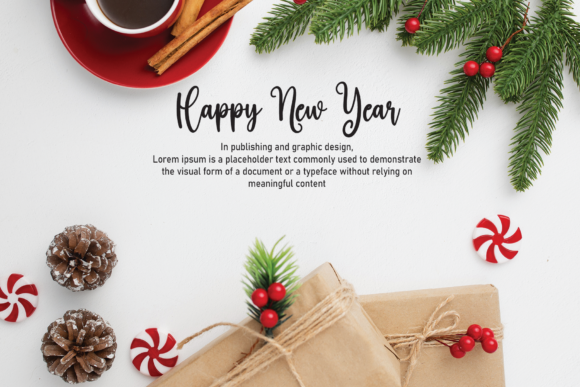 Christmas Snowfall Font - Preview 2