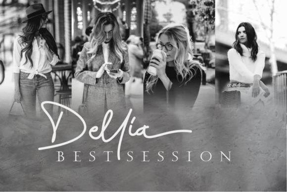 Dellia Signature Font - Preview 5