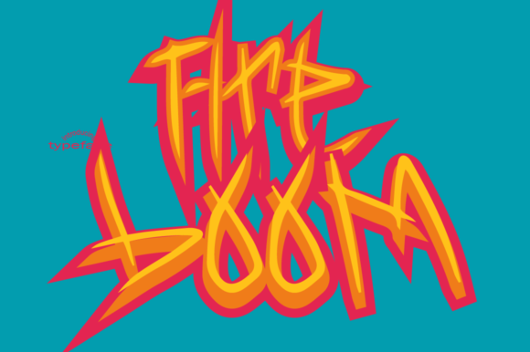 Fire Boom Font - Preview 3