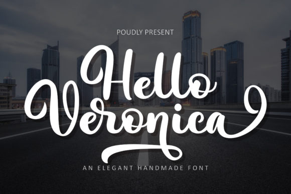 Hello Veronica Font - Preview 1