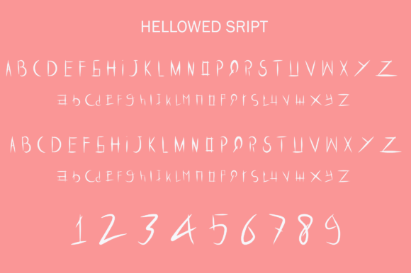 Hellowed Font PNG with transparent background - Preview 1