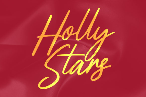 Hoolystars Script Font PNG with transparent background - Preview 6
