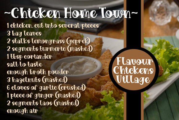 I'm a Little Chicken Font - Preview 4